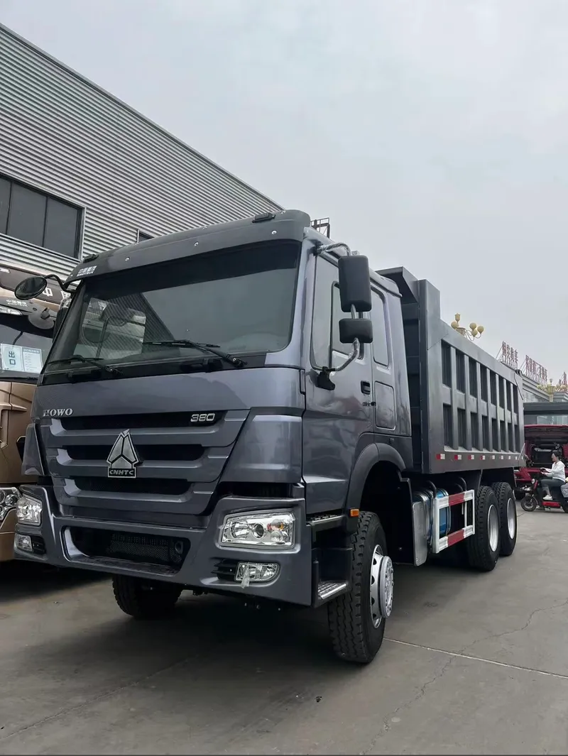 SINOTRUK HOWO 380 HP 6×4 Dump Truck, Euro 3 / Euro 5 optional