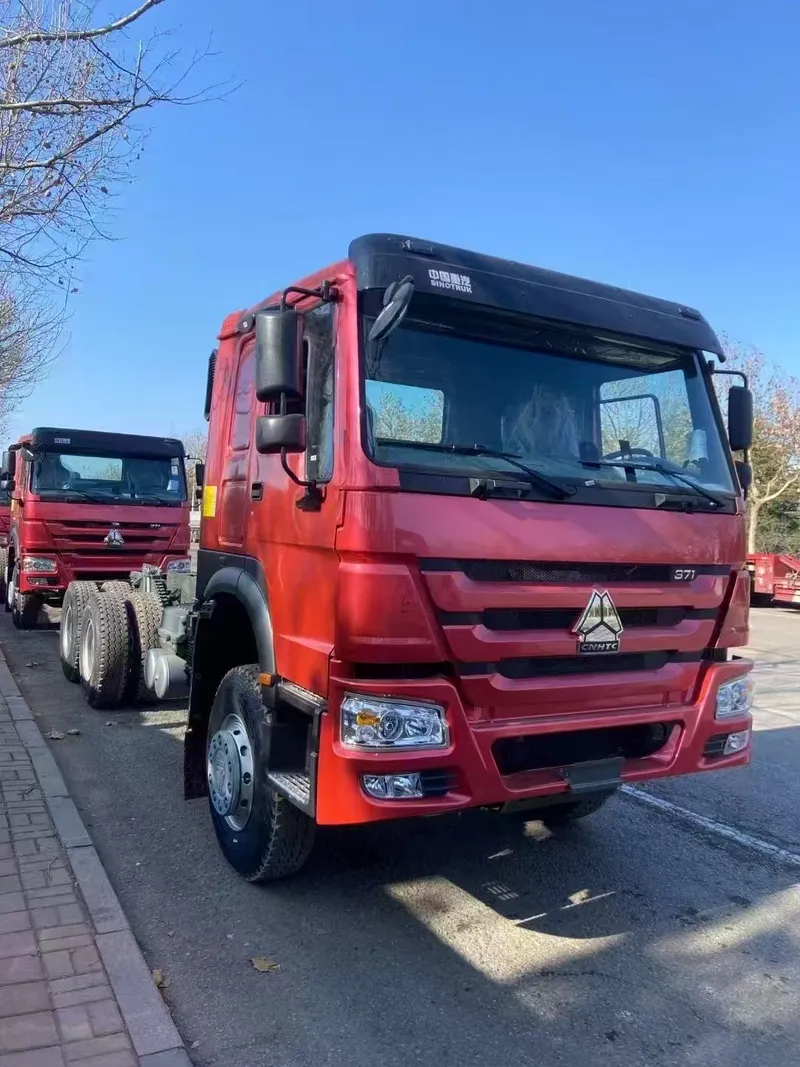 SINOTRUK HOWO 371 حصان 6x4 مجددة Chassis vehicle